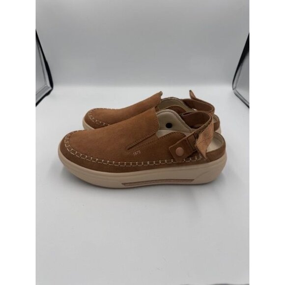 NWOT Drew Women's size 8.5N Jazz Brown Suede Slip-On Shoes - Picture 2 of 5